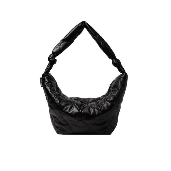 ショルダーバッグ・ポシェット RONRON HALF MOON SHOULDER BAG DOT BLACK RR25BBG4570DB The Row Half Moon Leather Shoulder Bag | Designer Bags